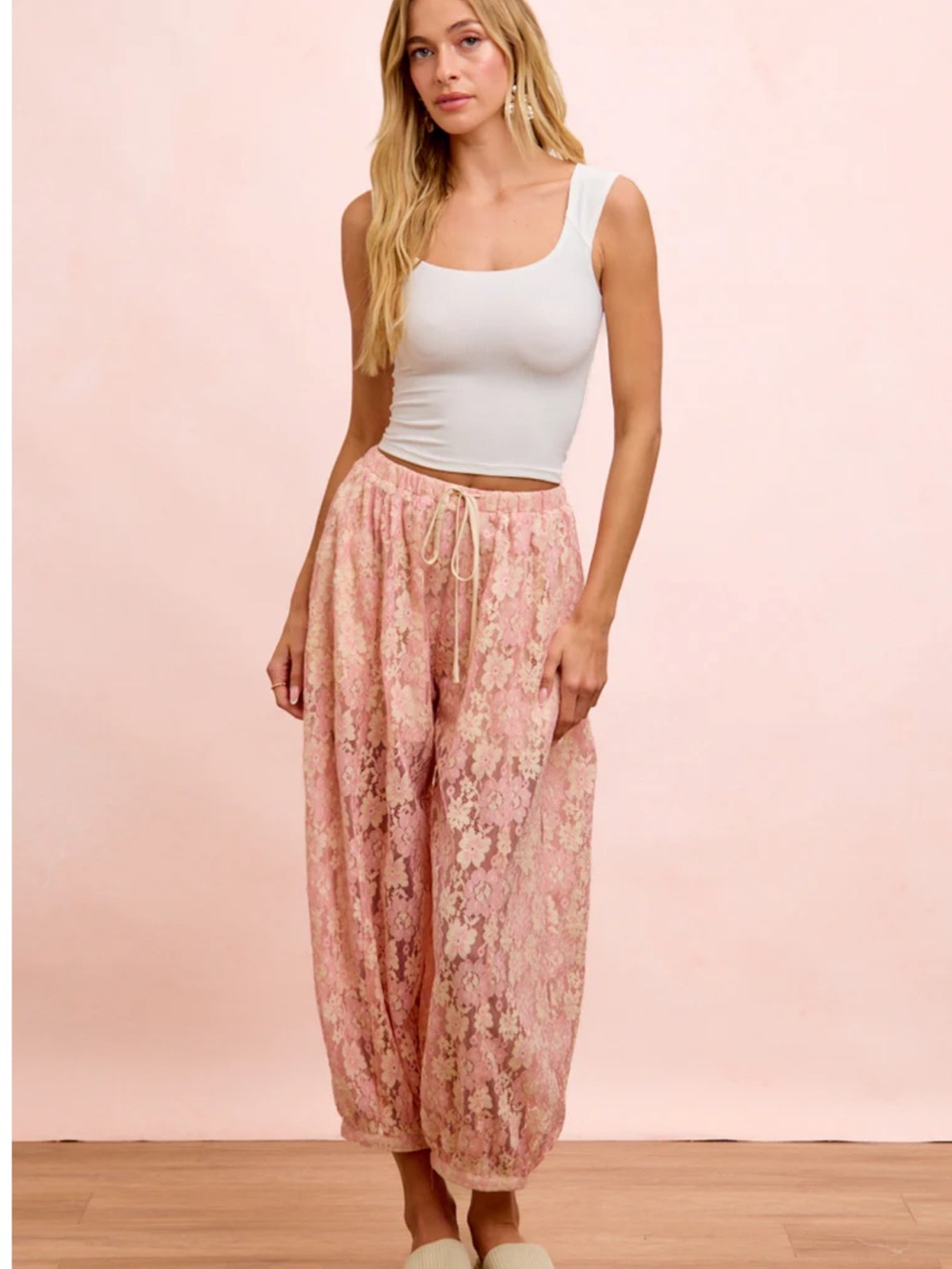 💕NEW! Bibi Lace Drawstring Balloon Pants